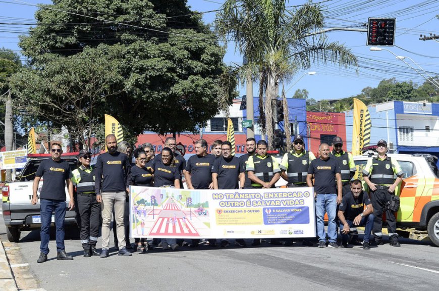 Palestra e pit stop educativo dão início ao Maio Amarelo em Várzea Paulista