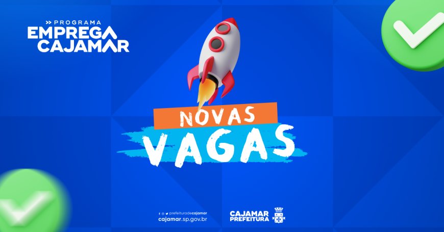 Emprega Cajamar divulga mais de 90 vagas em diferentes áreas de atuação