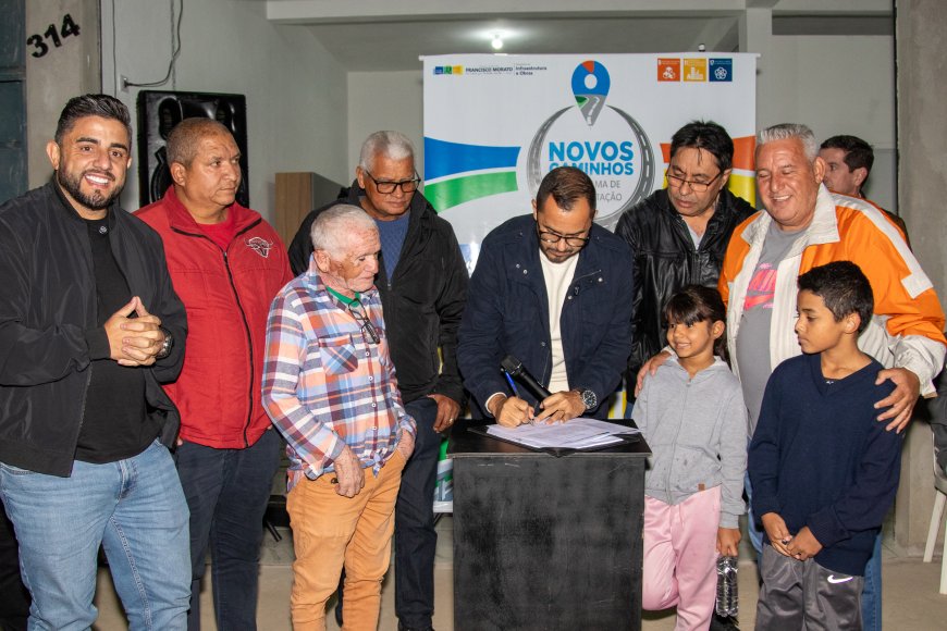 Mais infraestrutura e qualidade de vida para a população de Francisco Morato