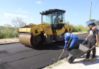 Rua Amadeu Simonetti,  no Jardim Marcelino, recebe obras de recapeamento asfáltico