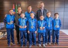 Atletas de ginástica de trampolim do Time Jundiaí recebem homenagem após conquista de nove medalhas no Campeonato Brasileiro