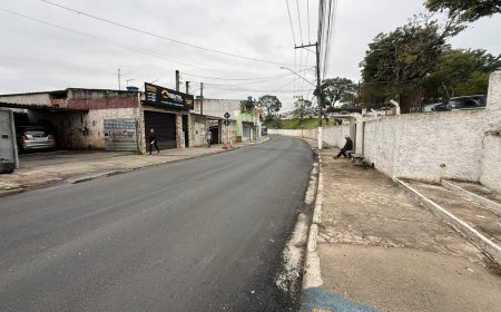 Avenida da Saudade, em Franco da Rocha, passa por revitalização com novo asfalto e melhorias viárias