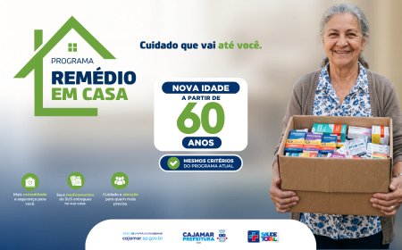 Programa Remédio em Casa agora atende idosos a partir de 60 anos em Cajamar