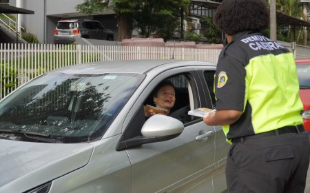 Maio Amarelo promove ações de conscientização para um trânsito mais seguro em Caieiras