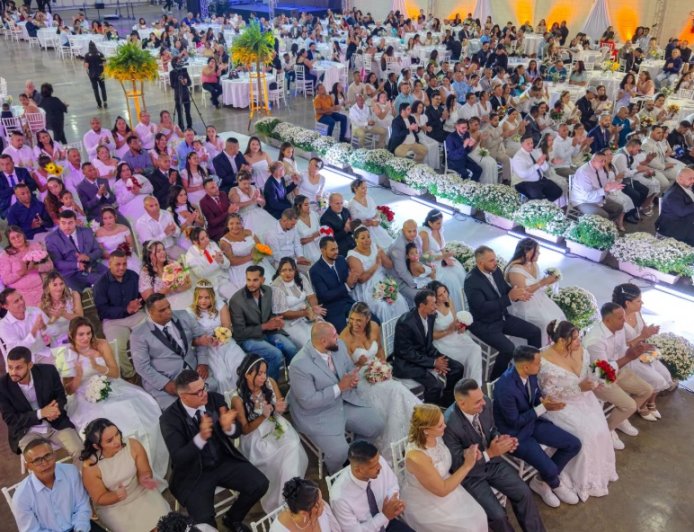 Município transforma sonhos em realidade com Casamento Comunitário para mais de 80 casais
