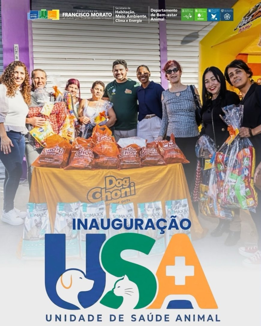 Francisco Morato inaugura Unidade de Saúde Animal e amplia atendimento veterinário gratuito à população