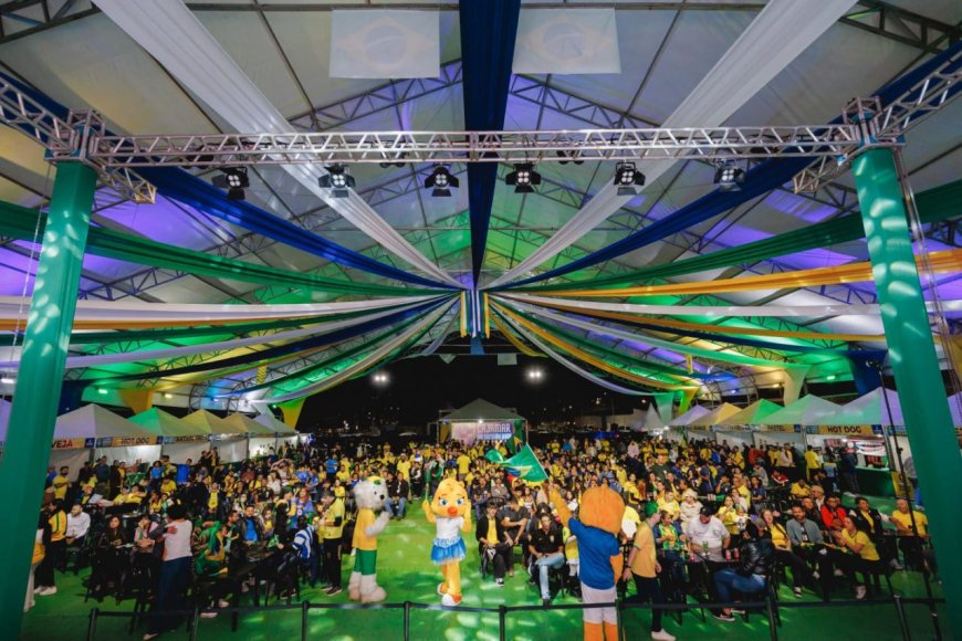 Centro de Eventos Boiódromo recebe milhares de pessoas e marca estreia de sucesso do “Cajamar na Torcida pelo Hexa”
