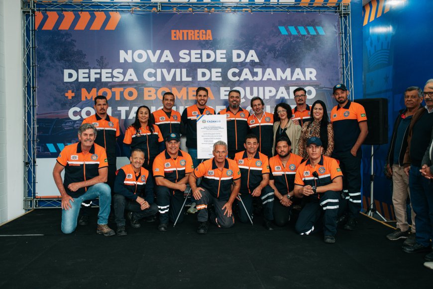 Prefeitura de Cajamar inaugura nova sede da Defesa Civil e amplia capacidade de atendimento à população