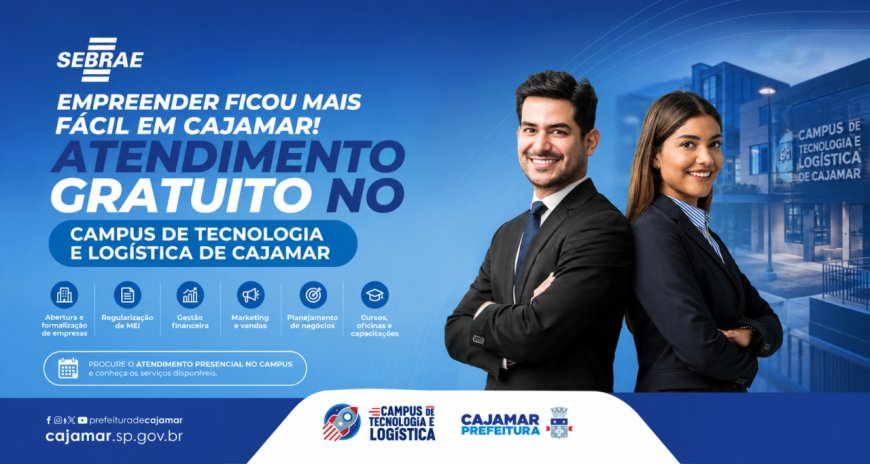 Sebrae oferece atendimento gratuito para empreendedores no Campus de Tecnologia e Logística de Cajamar