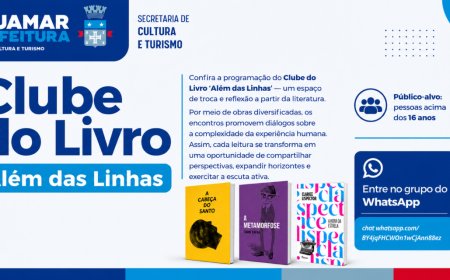 Clube do Livro “Além das Linhas” abre programação com encontros gratuitos em Cajamar