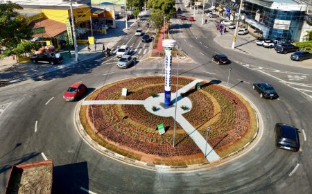 Prefeitura conclui paisagismo em mais uma rotatória de Cajamar