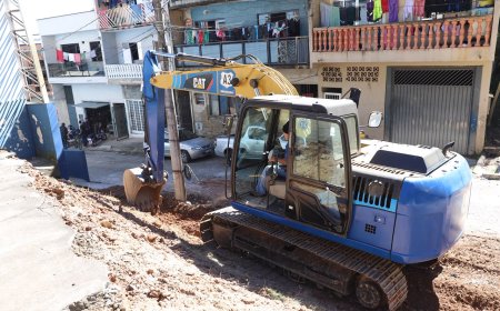 Prevenção e segurança: prefeitura inicia construção de muro reforçado em escola na Calcárea
