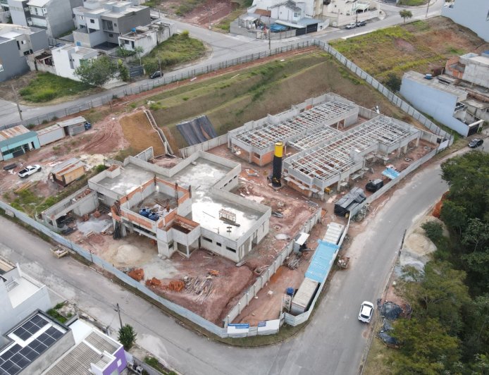 Obras da UBS e da creche San Marino avançam