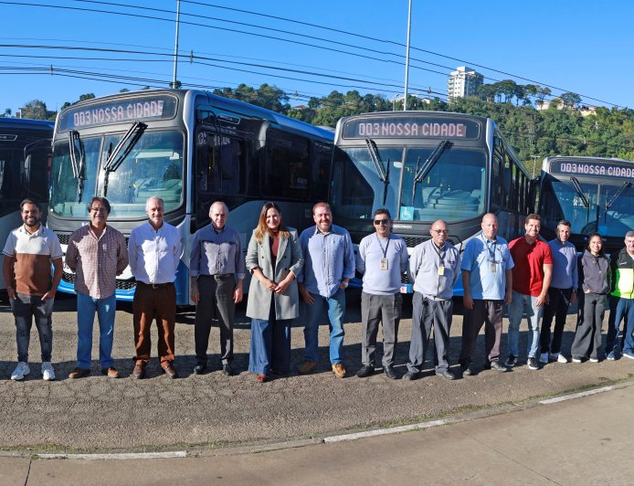 Frota de ônibus de Franco da Rocha ganha sete novos veículos