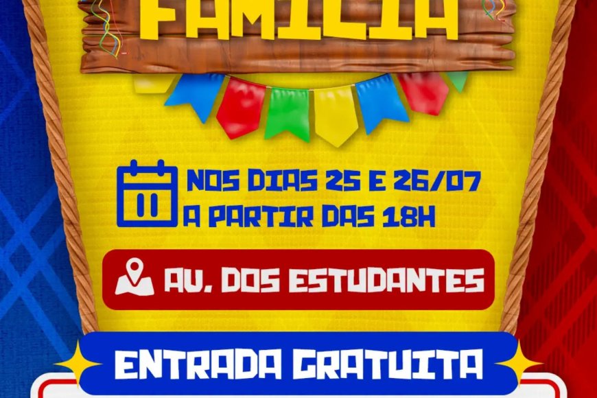 O clima de festa julina vai tomar conta de Caieiras