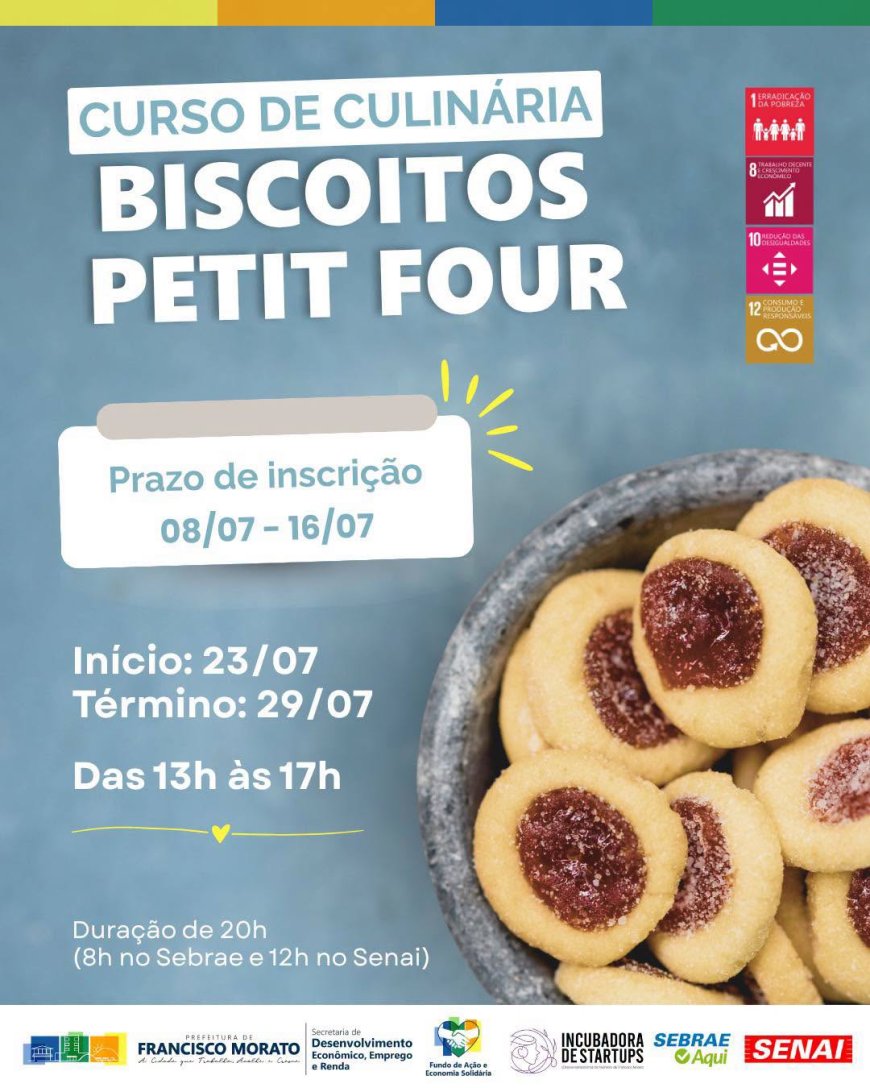 Aprenda a produzir deliciosos Petit Fours e transforme talento em oportunidade