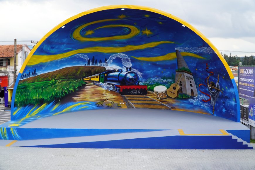 Concha Acústica ganha novo visual e reforça tradição cultural em Caieiras