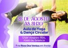 Agosto Lilás: Franco para Elas promove aula gratuita de Yoga e Dança Circular