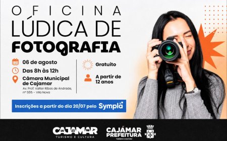 Cajamar recebe Oficina Lúdica de Fotografia com inscrições abertas