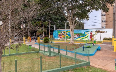 Praça Ayrton Senna, na Vila Guarani, recebe revitalização e homenagem ao tricampeão