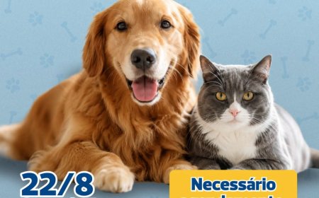 Santana de Parnaíba promove vacinação antirrábica para cães e gatos no dia 22 de agosto