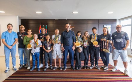 Integrantes de projeto social de jiu-jítsu conhecem ações que fortalecem o esporte em Jundiaí
