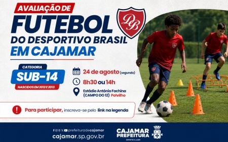 Desportivo Brasil realiza avaliação de futebol para atletas Sub-14 em Cajamar