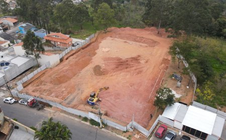 Avanço na educação: obras da nova creche no Jardim Colúmbia entram em nova etapa para ampliar vagas