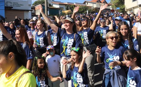 Fé e união: Marcha para Jesus reúne multidão de fiéis em Caieiras