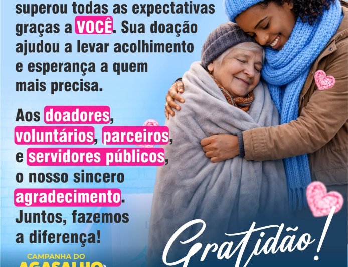 Campanha do Agasalho "Aquecendo Corações" mobiliza solidariedade e beneficia famílias em Santana de Parnaíba