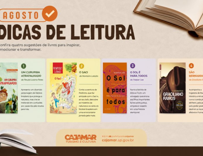 Dicas de leitura de agosto celebram o Dia dos Pais e o Folclore Brasileiro