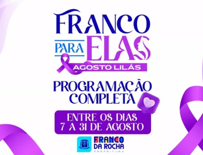 Programação do Agosto Lilás 2026 terá ações de conscientização e enfrentamento à violência contra a mulher