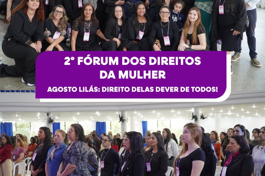 Caieiras promove 2º Fórum Municipal dos Direitos da Mulher com foco nos 20 anos da Lei Maria da Penha