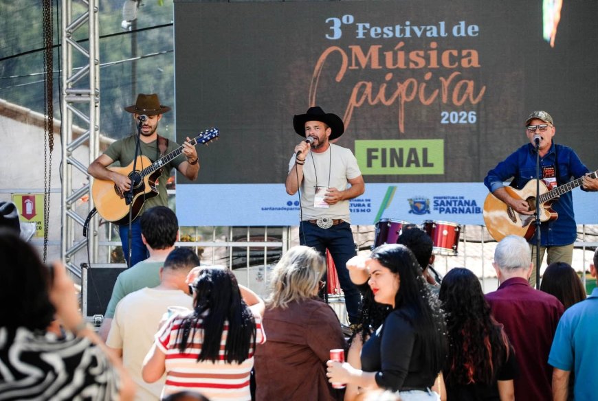 Grande Final do 3º Festival de Música Caipira celebra talentos e valoriza a cultura sertaneja em Santana de Parnaíba