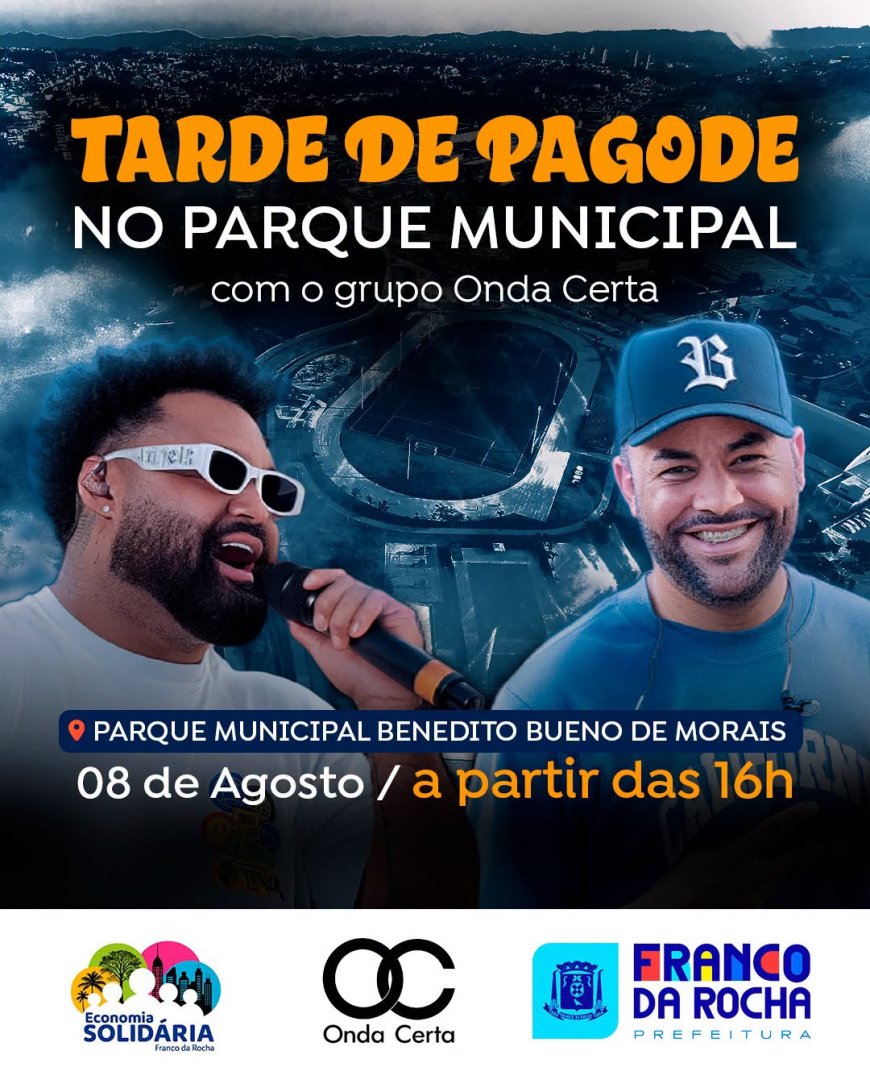 O samba e o pagode têm encontro marcado em Franco da Rocha