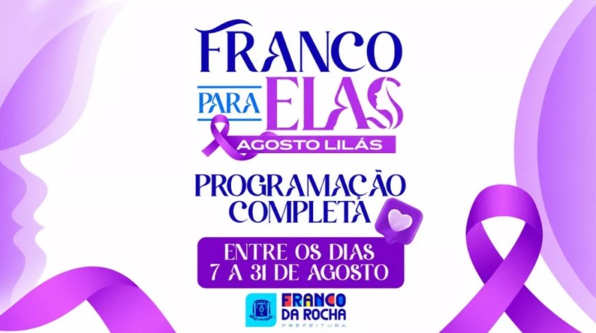 Programação do Agosto Lilás 2026 terá ações de conscientização e enfrentamento à violência contra a mulher