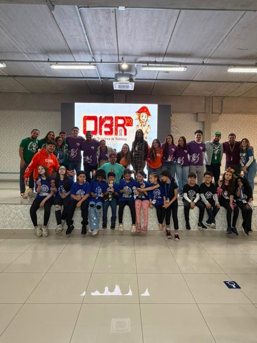 Santana de Parnaíba conquista pódio completo na Olimpíada Brasileira de Robótica