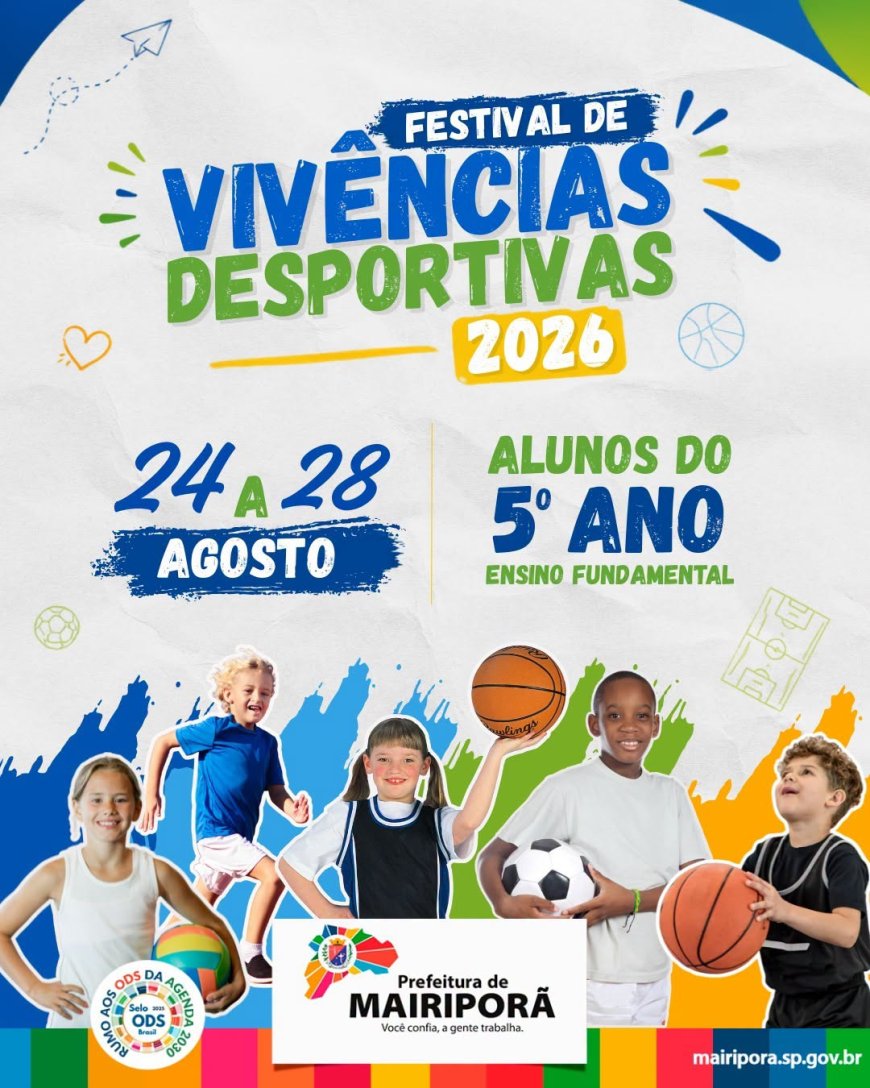 Mairiporã promove Festival de Vivências Desportivas 2026