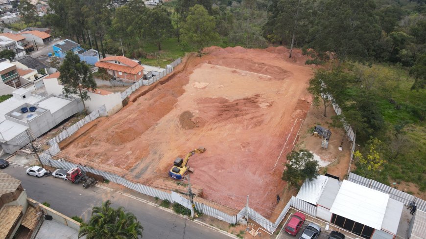 Avanço na educação: obras da nova creche no Jardim Colúmbia entram em nova etapa para ampliar vagas