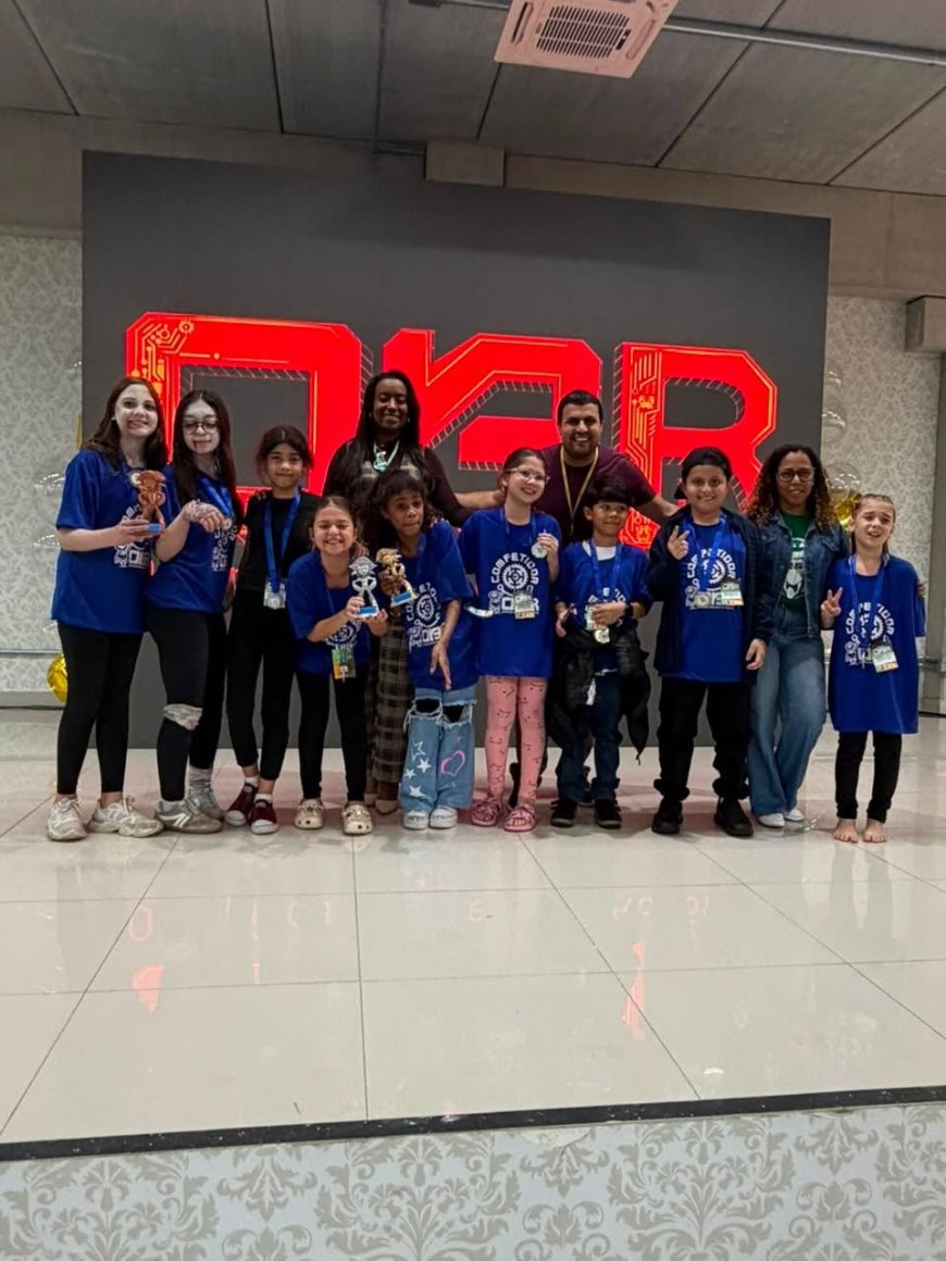 Santana de Parnaíba conquista pódio completo na etapa regional da Olimpíada Brasileira de Robótica