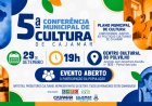5ª Conferência Municipal de Cultura de Cajamar será realizada no dia 29 de setembro