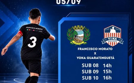 Sábado é dia de futsal em Francisco Morato!