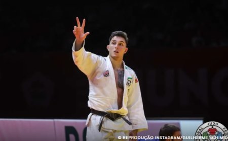 Guilherme Schimidt é ouro e país fecha Grand Slam de judô com 3 pódios