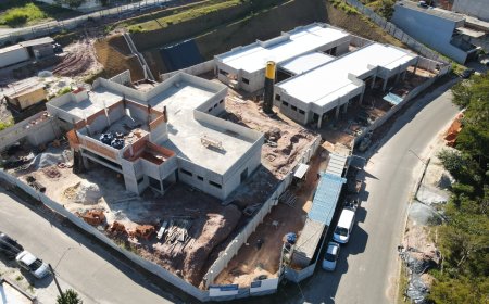 Construção do novo complexo com UBS e Creche no San Marino avança em ritmo acelerado