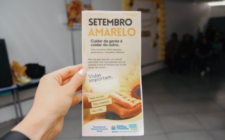 Setembro Amarelo promove diálogo sobre saúde mental no CRAS Casa das Famílias