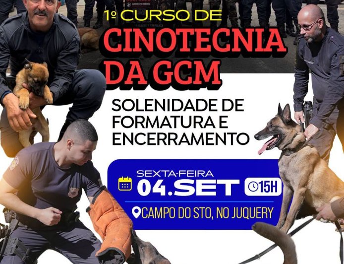 GCM de Franco da Rocha realiza formatura do 1º Curso de Cinotecnia