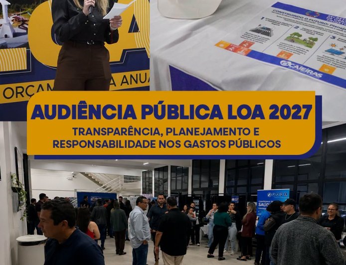 Caieiras realiza Audiência Pública da LOA 2027 e abre espaço para participação popular