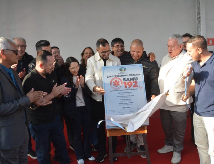 Francisco Morato inaugura unidade do SAMU-192 para reforçar atendimento de urgência e emergência