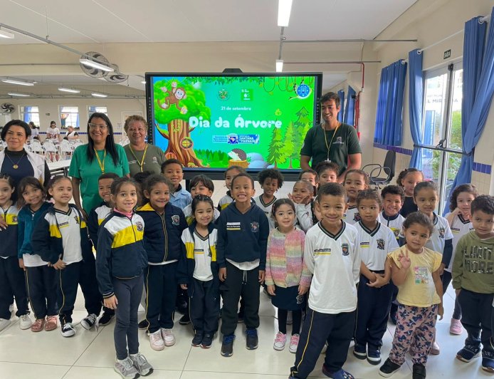 Santana de Parnaíba promove ações de conscientização ambiental no Dia da Árvore