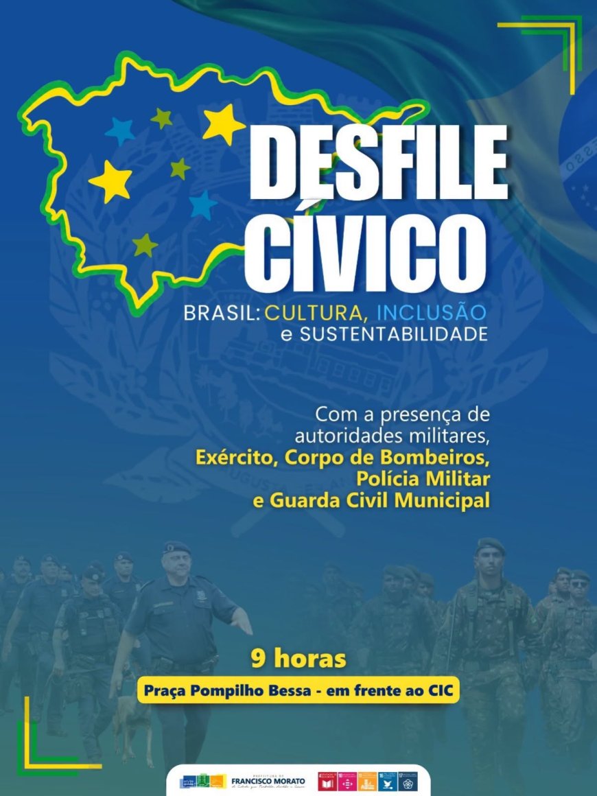 Francisco Morato convida você para o Desfile Cívico!